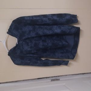 Long sleeve blue Ellen Tracy shirt